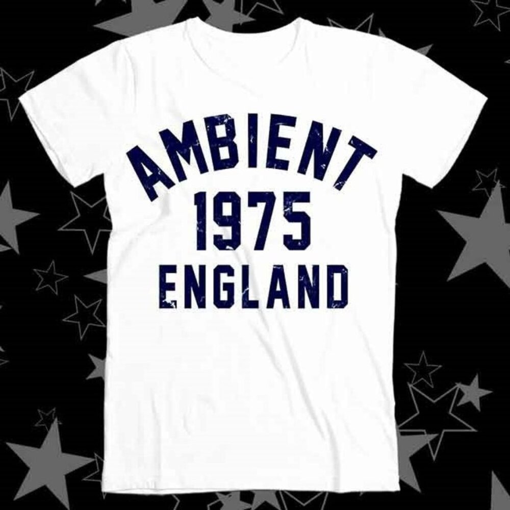 Ambient 1975 England T-Shirt – Vintage Varsity Graphic Tee – Retro 70s British